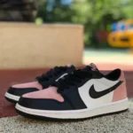 Air Jordan 1 Low CZ0790-061 Black Pink Bleached Coral Retro