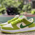 Pure Original Nike SB Dunk Low White Green Apple Retro Sneakers DM0807-300