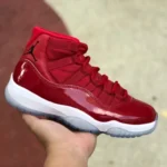 Air Jordan 11 White Red High 378037-623