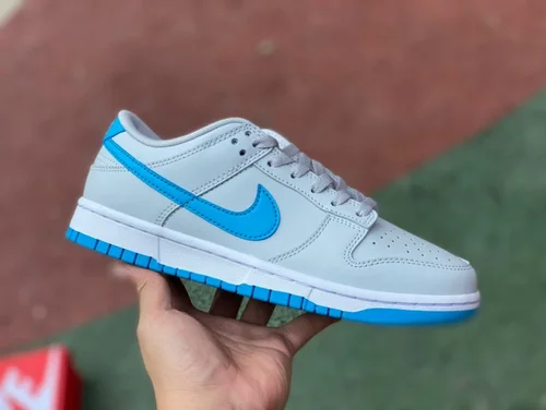 Nike Dunk Low Retro Blue Grey Cushioned Low-Top Sneakers DV0831-001