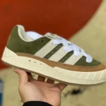 Adidas Human Made Green Brown Retro Sneakers HP9914