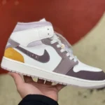 Air Jordan 1 Mid Craft White Brown DM9652-102