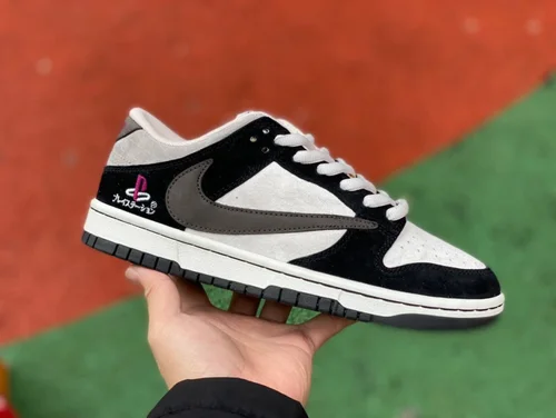 Travis Scott x Playstation x Nike SB Dunk Low Black Grey CU1726