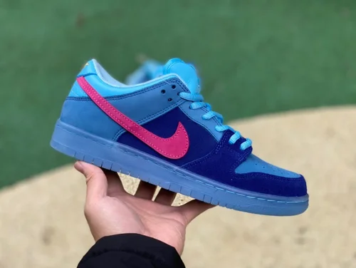 Pure Original Run The Jewels x Nike SB Dunk Low Blue Retro Sneakers DO9404-400