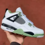 Air Jordan 4 AQ9129-103 White Green Black