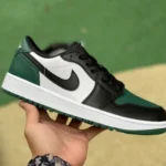 Air Jordan 1 Low Golf DD9315-107 Black White Green Retro