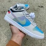 Custom Nike Dunk Low Green Gradient Retro Sneakers RU2236-563