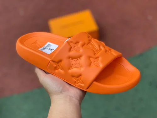 Louis Vuitton WATERFRONT Orange Slides