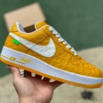 Louis Vuitton x Nike Air Force 1 Low Yellow