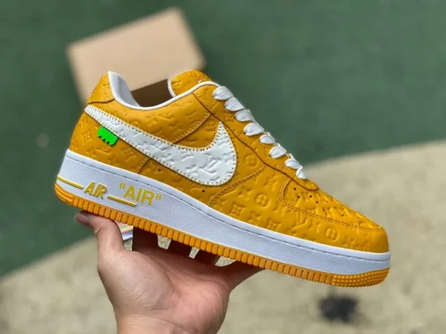 Louis Vuitton x Nike Air Force 1 Low Yellow