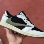 Travis Scott x Air Jordan 1 Low DZ4137-106 Olive Green LC Version