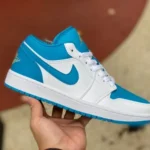 Air Jordan 1 Low 553558-174 White Blue Retro