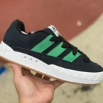 NEIGHBORHOOD x Adidas Adimatic Black Green Retro Sneakers HQ3936