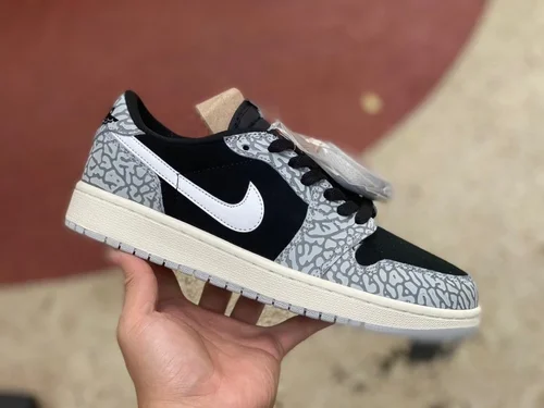 Air Jordan 1 Low OG CZ0790-001 Black Cement Retro