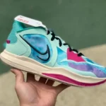 Nike Kyrie 5 Low Green Tie-Dye Basketball Shoes DJ6012-003