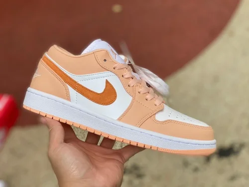 Air Jordan 1 Low DC0774-801 White Pink Orange Retro