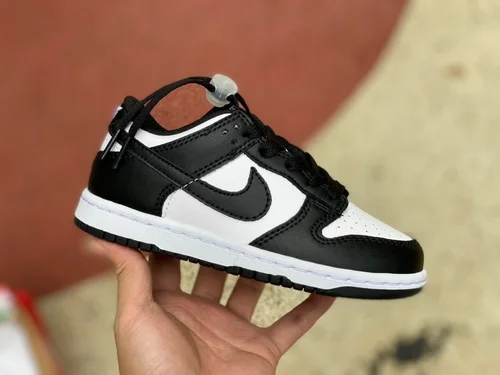 Nike Dunk Low White Black Kids CW1588-100