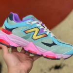 New Balance 9060 Green Blue Pink Retro Running Shoes U9060WRB