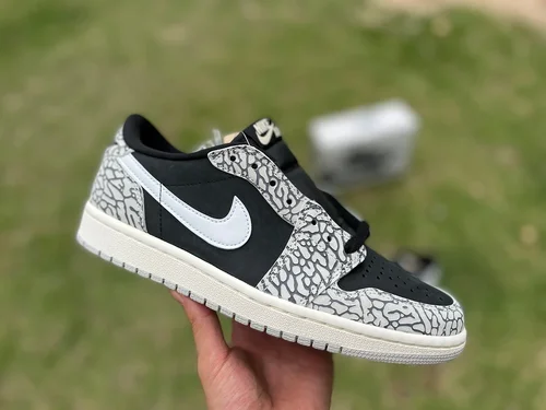 Air Jordan 1 Low OG CZ0790-001 Black Cement Retro