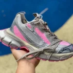 Balenciaga 3XL Silver Pink Pure Original Size Up Vintage Dad Shoes 2023