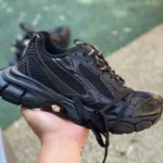 Balenciaga 3XL All Black Pure Original Size Up Vintage Dad Shoes 2023