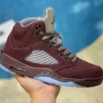 Air Jordan 5 Burgundy Retro Basketball Shoes DZ4131-600