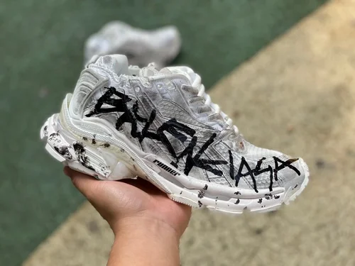 Balenciaga 7.0 White Letters Vintage Dad Shoes