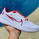 Nike Zoom Pegasus 40 White Red Running Shoes FJ2844-100