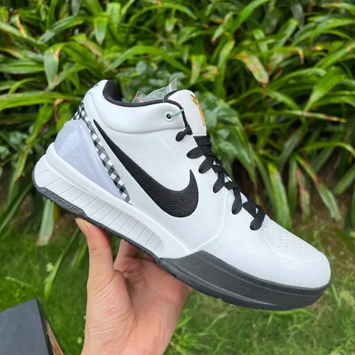 Nike Zoom Kobe 4 Mambacita Gigi - White Black Basketball Shoes