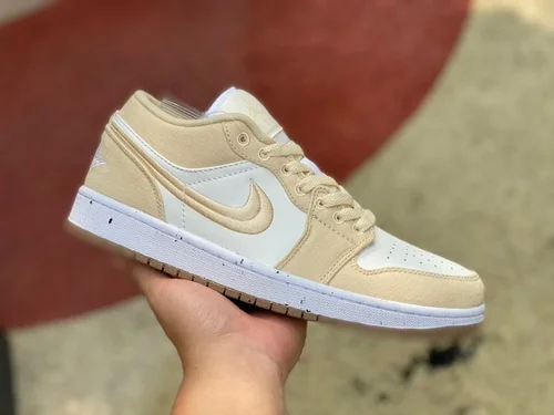 Air Jordan 1 Low FN3722-701 Beige White Silk Retro