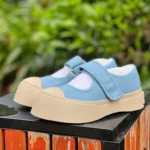 MARNI Blue Velcro Mary Jane Sneakers Women