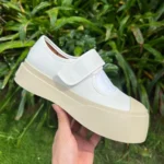 MARNI White Velcro Mary Jane Sneakers Women