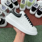 Alexander McQueen White Black Casual Sneakers