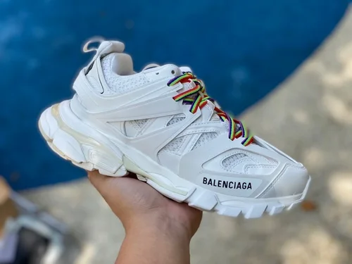 Balenciaga Triple S White Colorful Sneakers