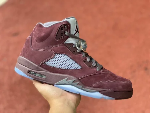 Air Jordan 5 Burgundy Retro Basketball Shoes DZ4131-600