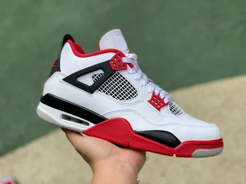 Air Jordan 4 DC7770-160 Black White Red