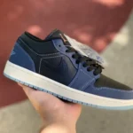 Air Jordan 1 Low FJ5478-010 Black Blue Retro