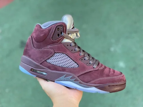 Air Jordan 5 Burgundy Retro Basketball Shoes DZ4131-600