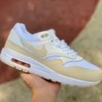 Nike Air Max 1 White Beige Yellow Retro Running Shoes FB5060-100