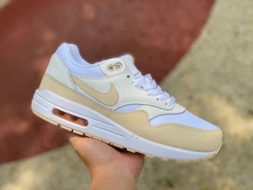 Nike Air Max 1 White Beige Yellow Retro Running Shoes FB5060-100