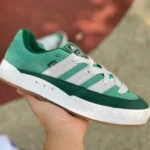 NEIGHBORHOOD x Adidas Adimatic Green Retro Sneakers HQ6908