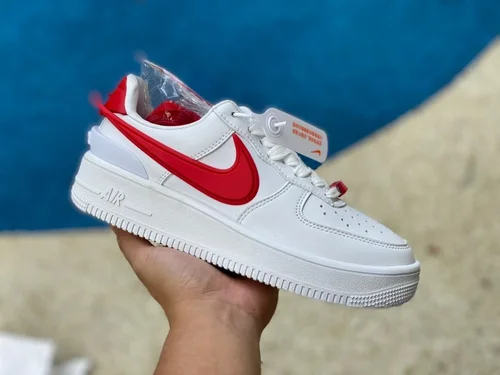 Nike Air Force 1 AMBUSH White Red DV3464-003