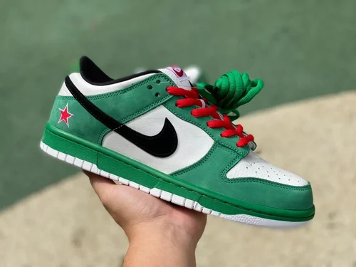 Nike Dunk SB Low Pro Heineken White Green 304292-302