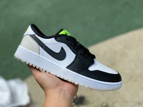 Air Jordan 1 Low Golf DD9315-108 White Black Pure Version