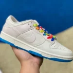 Custom Nike Dunk Low Thermal Imaging White Blue Retro Sneakers DD1391-112