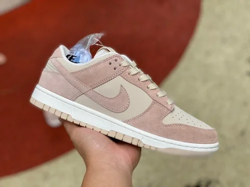 Nike Dunk Low Light Brown Pink Retro Sneakers FD0873-126