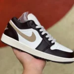 Air Jordan 1 Low DC0774-200 White Brown Mocha Retro