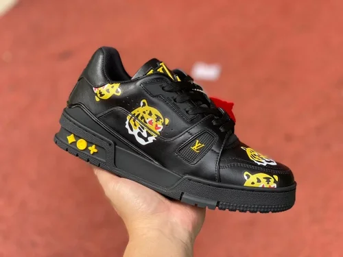 Louis Vuitton Trainer Black Tiger Year Guangzhou Version