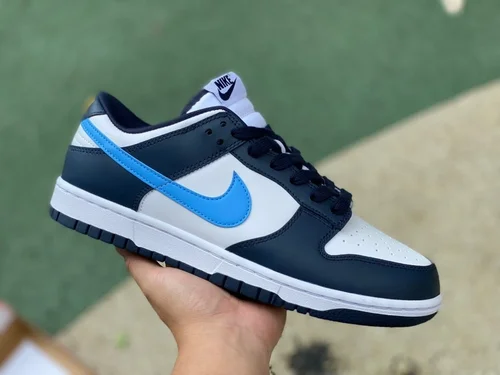 Nike Dunk Low Black White Blue FN7800-400