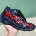 Balenciaga 7.0 Black Red Pure Original Vintage Dad Shoes